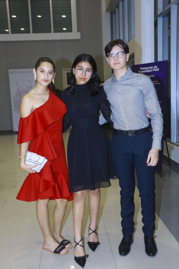 Susan Perdomo, Sofía Méndez y David Méndez