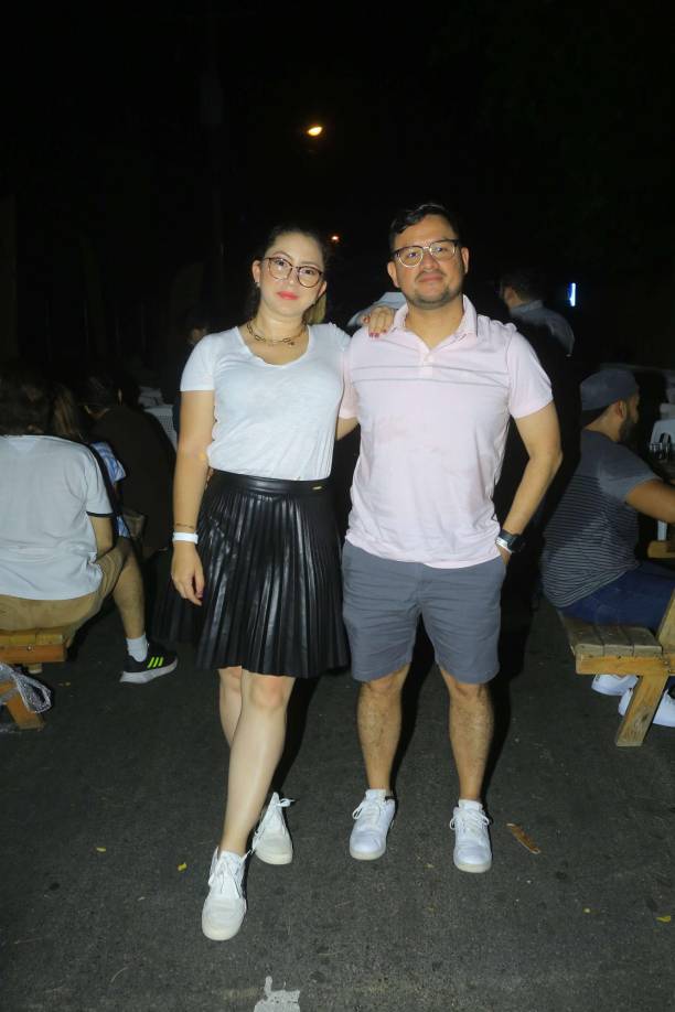 Laura Matute y Christopher Pineda