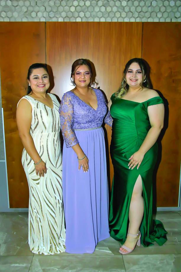 Zonia Tábora, Asley Nehring y Kathya Franco