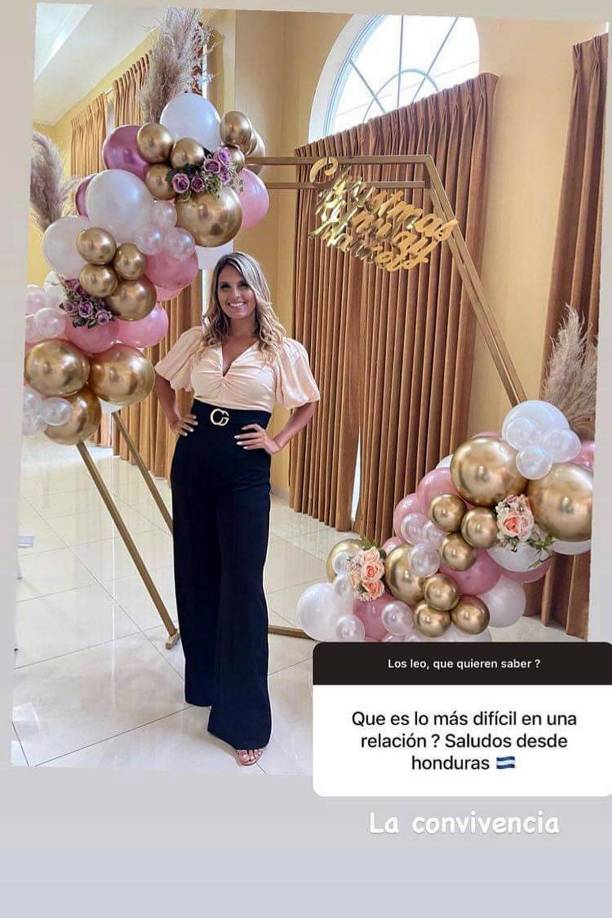 Magali Sanjurjo aseguró que lo más difícil de una relación es “la convivencia”. Ella se mudó dos veces a Honduras para vivir con Guillermo Chavasco, quien jugó en el Olimpia y después en el Vida.