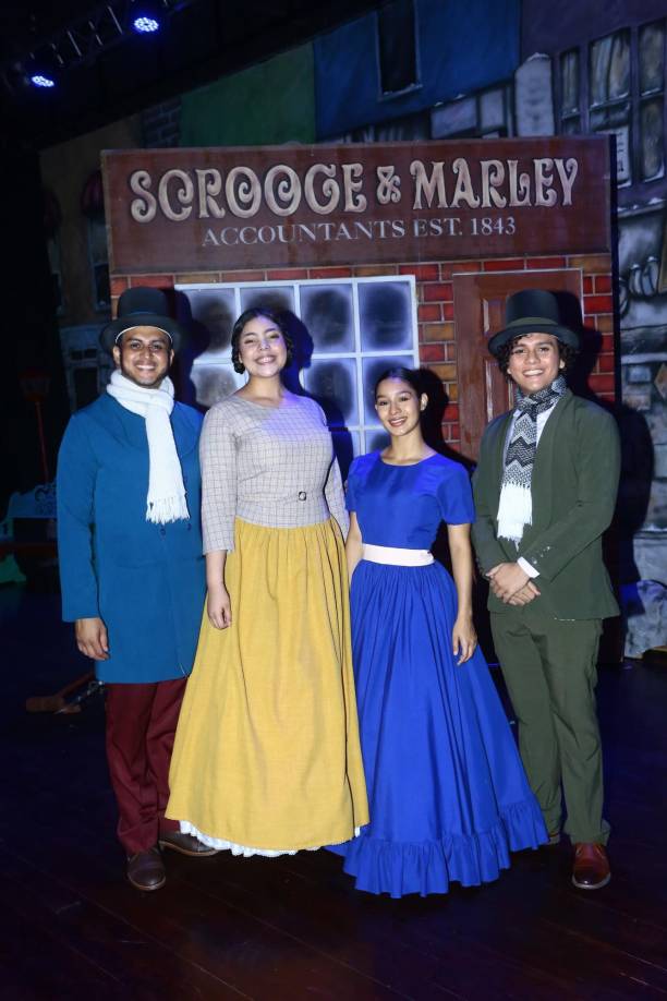 Miguel Ángel Reyes, Rocío Galo, Natalia Mejía y Carlos Urbina