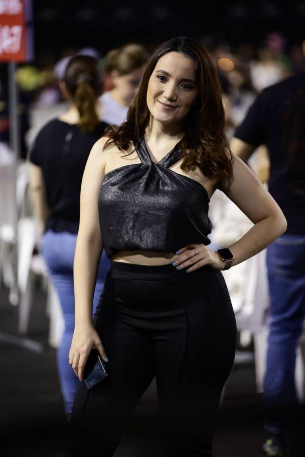 Esta hondureña posó para el lente de LA PRENSA en la previa del concierto. 