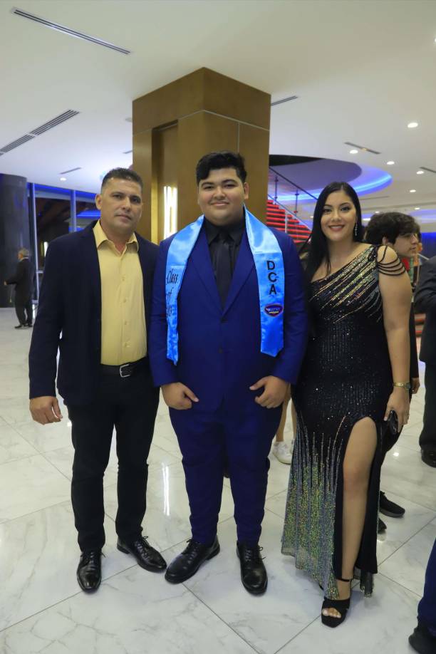 Alfredo, Jocksam y Claudia Rodas