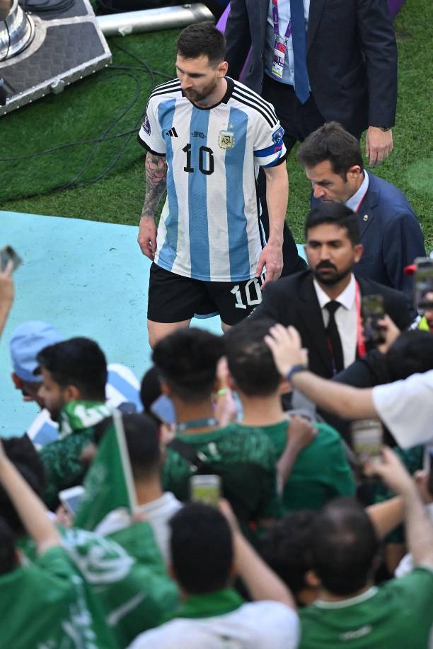 La tristeza de Lionel Messi por la dolorosa derrota de Argentina ante Arabia Saudita.