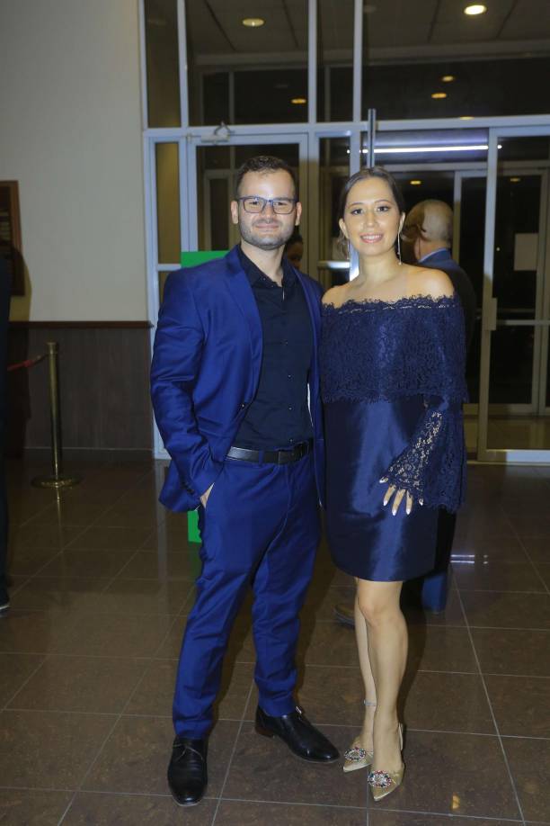 Iván Wolozny y Jacqueline Bográn