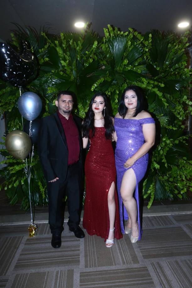 Gerardo Rodríguez, Johana Rodríguez y Noelia Flores