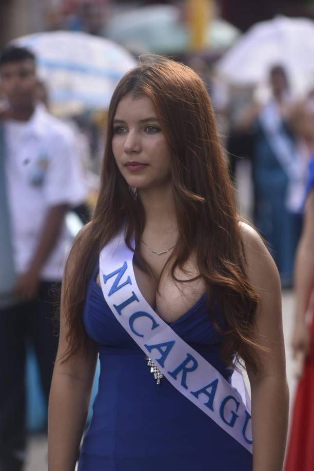 La hermosa señorita Nicaragua.
