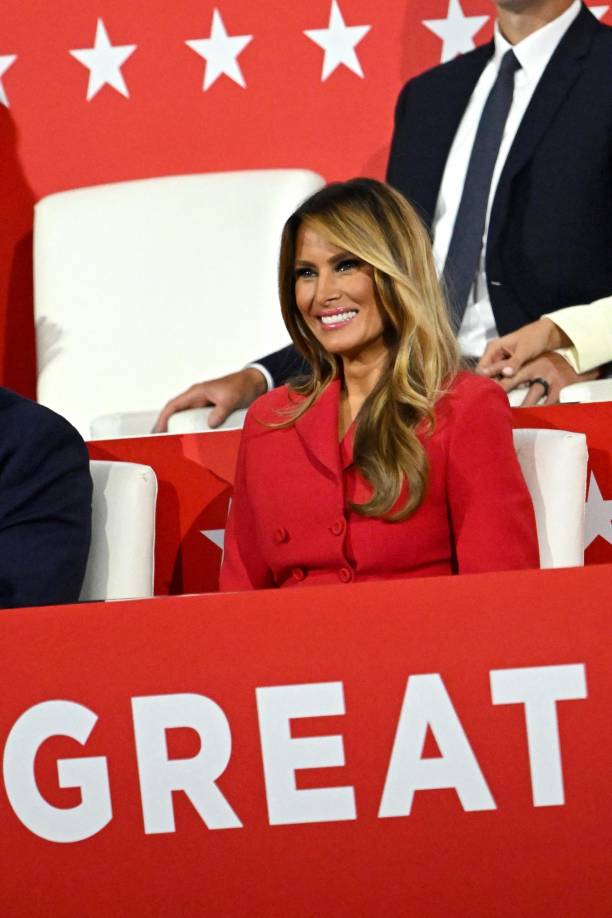 Melania no dio el tradicional discurso de las esposas de los candidatos, como hiciera en las dos anteriores convenciones en las que el expresidente fue nominado. 