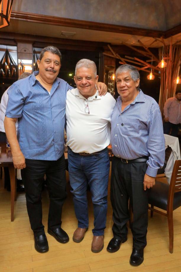César Jiménez, Marco Molina y Roberto Rivera