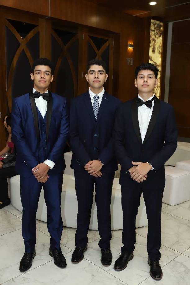 Diego Ardón, David Medina y Juan Sabillón