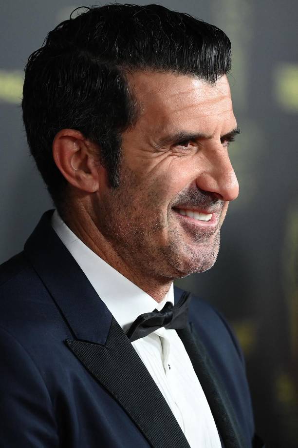 El exfutbolista portugués Luis Figo también se hizo presente a la gala del Balón de Oro 2022.