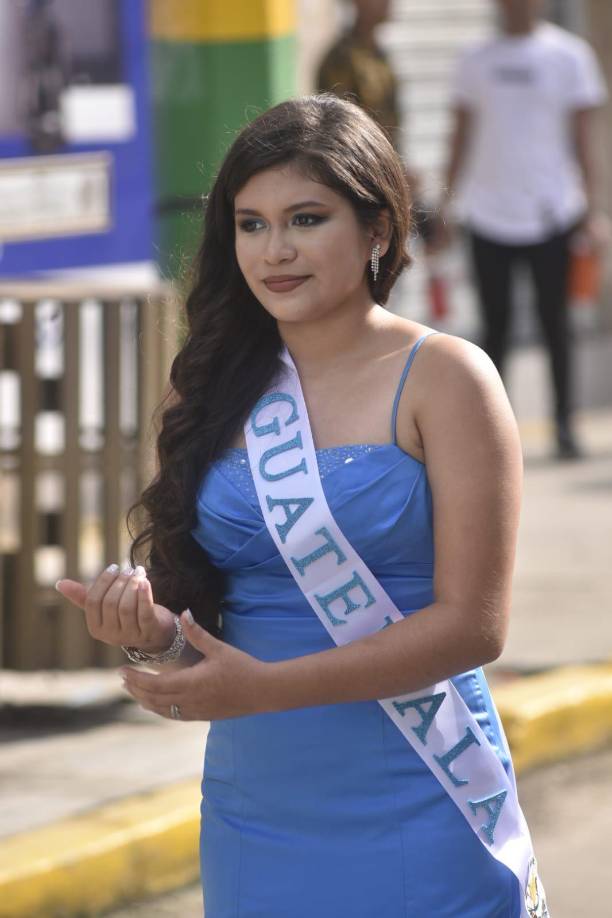 La linda representante de Guatemala.