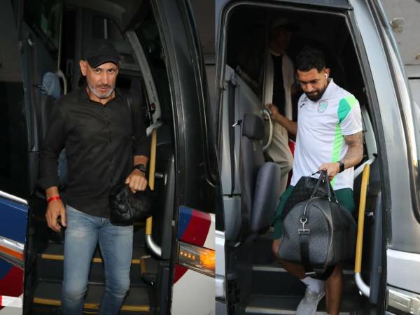 Los dos equipos ya se encuentran en el recinto capitalino.