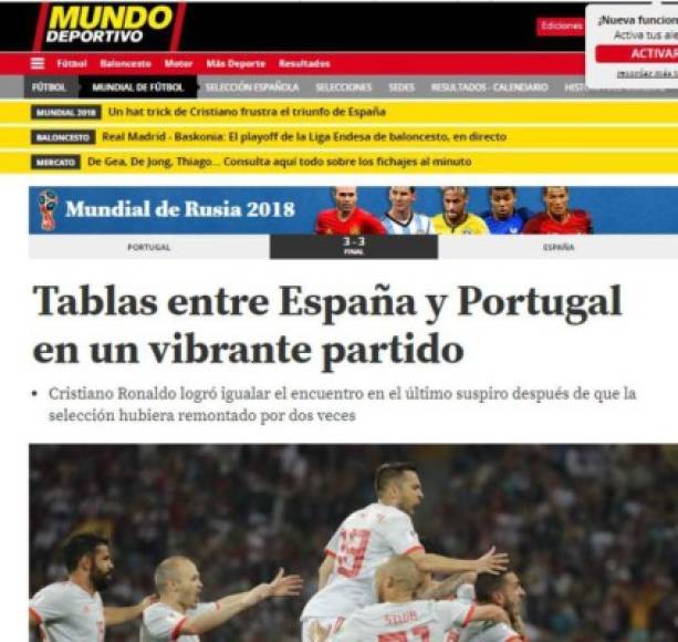 Mundo Deportivo de España.