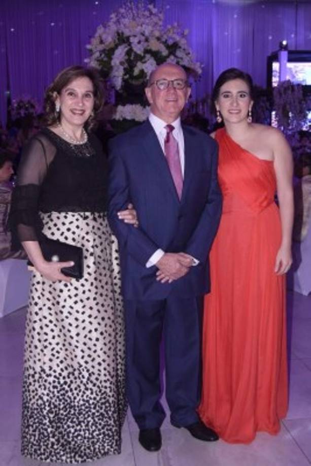 Marlen, Nicolás y Sofía Chahín.