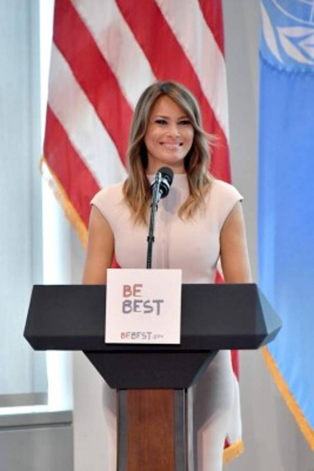 Melania aprovechó el evento para anunciar que en octubre próximo realizará una gira por los países africanos Ghana, Malawi, Kenya y Egipto, como parte de su campaña enfocada en la niñez.