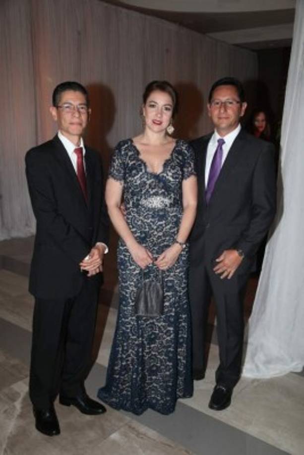 Saúl Avendaño, Jessie Arévalo y Alberto Gutiérrez.