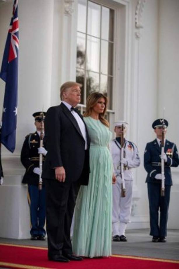 La primera dama estadounidense fue la encargada de organizar la segunda cena de Estado que los Trump han ofrecido en la Casa Blanca.