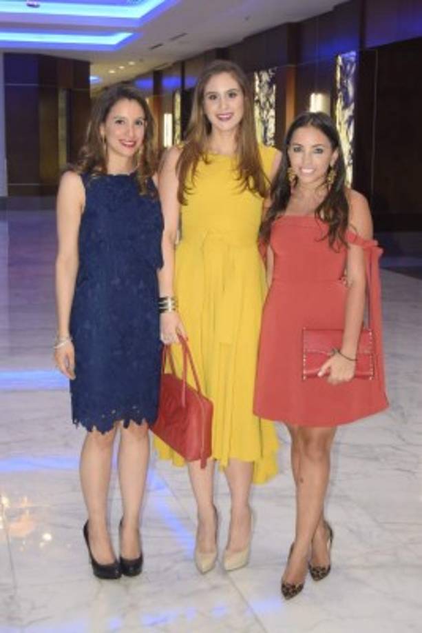 Michelle Kawas, Daniela Rosenthal y Muzzy Kafati.