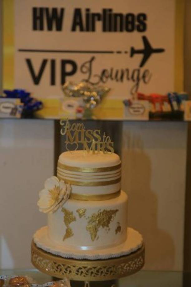 La hermosa torta de pastel.