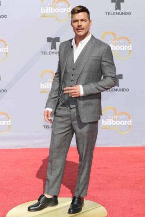 LAS VEGAS, NV - APRIL 26: Ricky Martin attends the 2018 Billboard Latin Music Awards at the Mandalay Bay Events Center on April 26, 2018 in Las Vegas, Nevada. Isaac Brekken/Getty Images/AFP