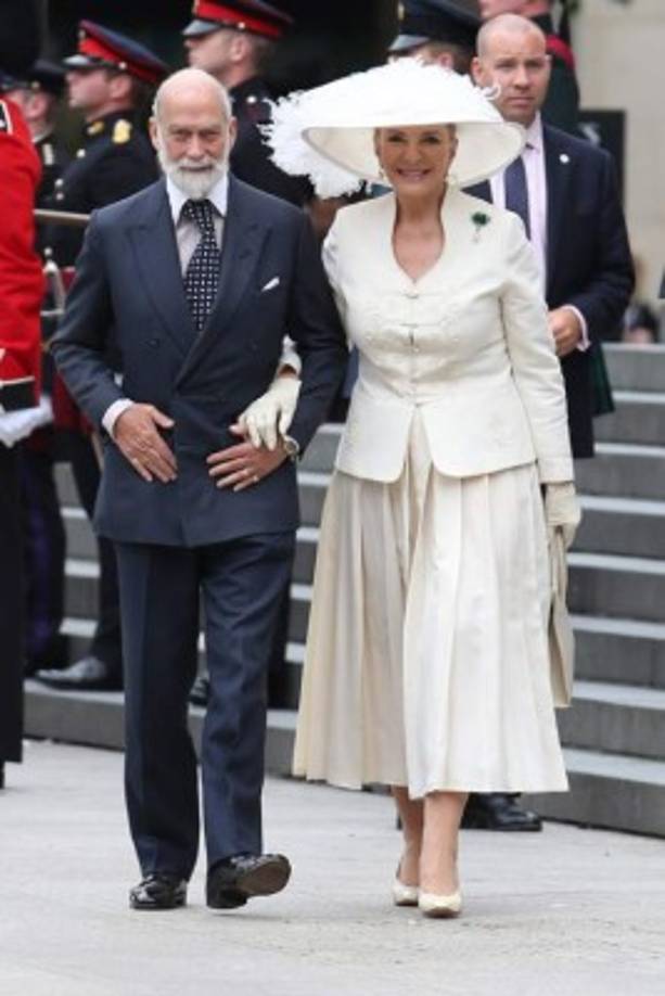 Los príncipes Michael de Kent, primos de la Reina de Inglaterra.