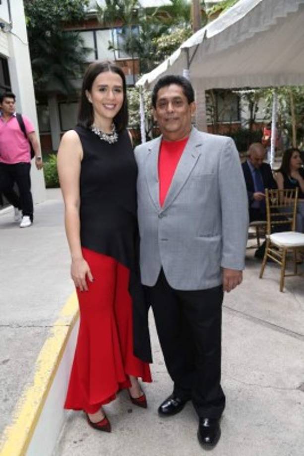 Steffania Bendeck y Pedro Alarcó.