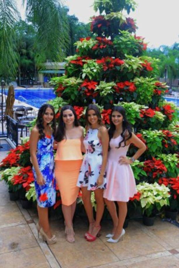 Sofía Pineda, Victoria Yibrín, Marcela Cabeza e Isabella Hepburn.