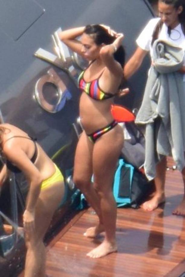 Goergina ha lucido un bikini que ha dado de qué hablar.