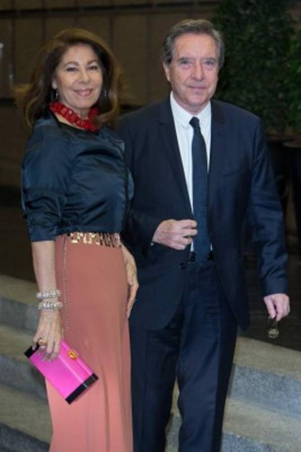 El periodista Iñaki Gabilondo y su esposa Lola Carretero.