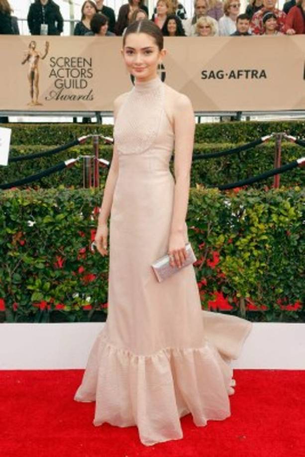 La actriz Emily Robinson.