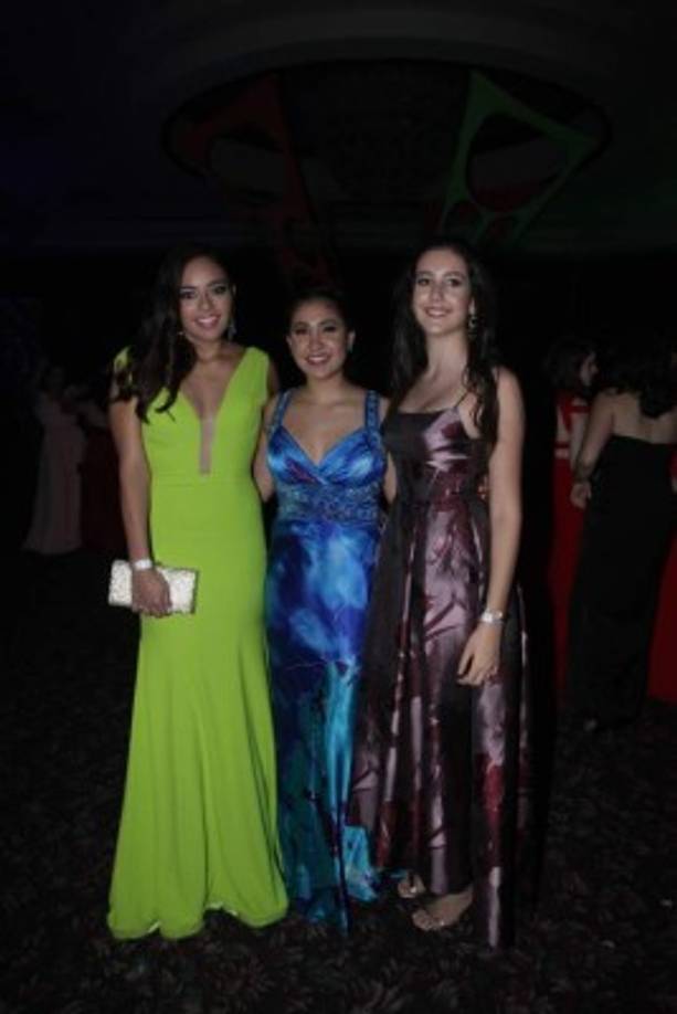 Andrea Peña, Laura Vijil y Cristina Núñez.