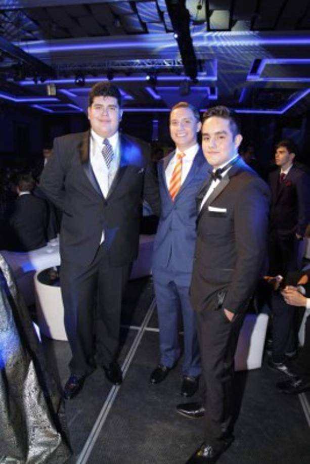 Allan Aplícano, Abraham Wolozny y Alberto Sánchez.