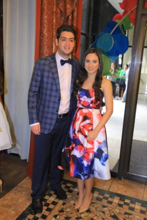 Juan Pablo Sabillón Canahuati y Camille Hawit Rosmo .