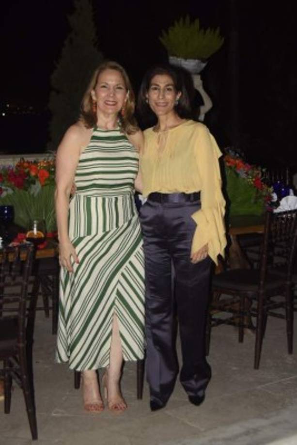 Ana Clemencia Argüello y Leyla Chahín.