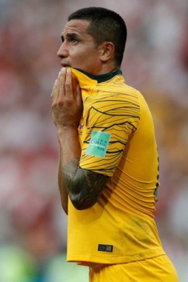 Tim Cahil de Australia ya está jugando sus últimos partidos, pero es el referente de su país que quedó eliminada tras perder contra Perú en la última fecha.