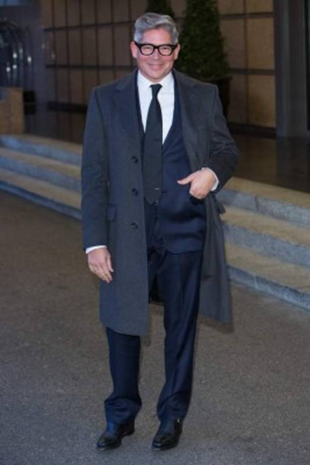 Boris lució un traje con mucha clase aunque se ve más bronceado por su permanencia en Miami, Florida donde firmó un contrato con Telemundo.