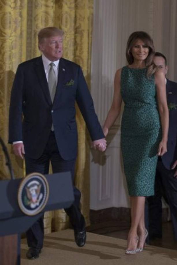 El vestido, de la colección Primavera/Verano 2018 de Brandon, está valorado en 1,500 dólares y aún no ha salido a la venta.