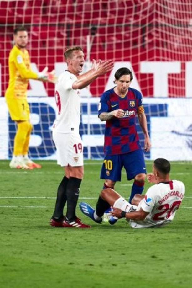 En las redes sociales dio mucho que hablar, con voces pidiendo amonestación para el capitán azulgrana o algunos, incluso, su expulsión.