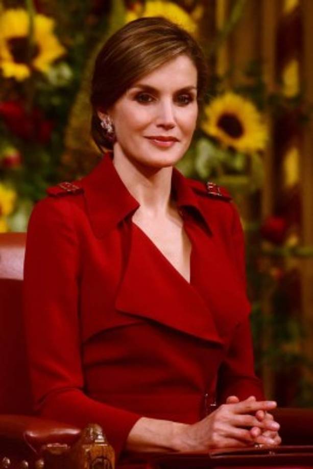 Letizia acompañó a su esposo Felipe VI en el Parlamento británico, donde brindó un discurso en el que mencionó la espinosa cuestión de Gibraltar, el enclave británico en el sur de España cuya soberanía reclama Madrid.