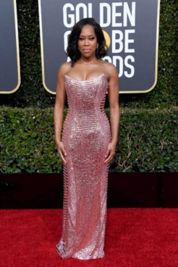 In this video grab captured on Sept. 20, 2020, courtesy of the Academy of Television Arts & Sciences and ABC Entertainment, Regina King accepts the award for outstanding lead actress in a limited series or movie for 'Watchmen' during the 72nd Emmy Awards broadcast. (The Television Academy and ABC Entertainment via AP)