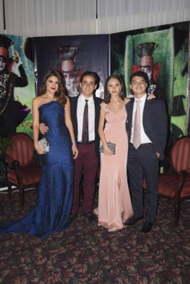 Issabella Jaar, Eduardo Fernández, Diana Gerber y Diego Villeda.
