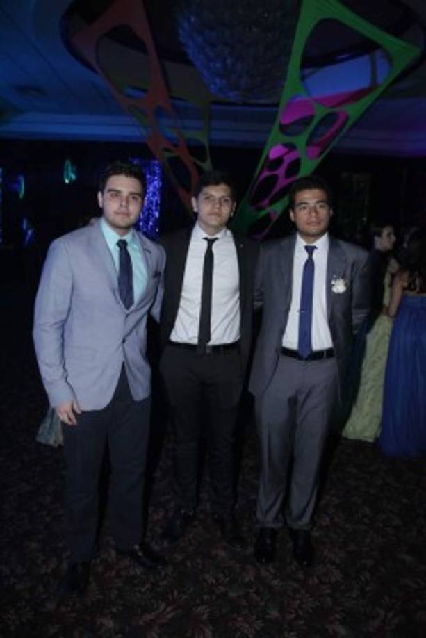 Juan José Mejía, Andrés Márquez y René Robleda.