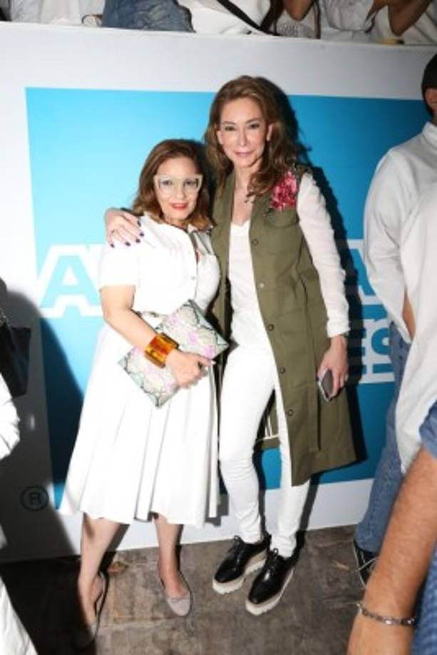 Blanca Bendeck y Annamaría Kafati.