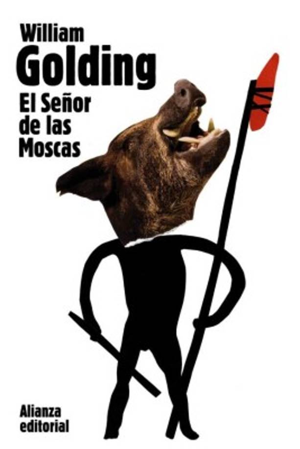 El señor de las moscas. Escrita por William Golding. En la novela se expone la caída de un avión en una isla desconocida. Los sobrevivientes del accidente son adolescentes. Ralph y Piggy, dos de los personajes asumen el liderazgo del grupo, quedando como líder supremo Ralph. Como señal de auxilio el grupo enciende una hoguera y procura que nunca se apague. Jack, uno de los jóvenes, siente odio contra los demás por no haber sido elegido como jefe. También se crea el rumor de que una bestia habita en la isla. Tras esto, se empiezan a agredir entre ambos y se convierten en salvajes al cazar jabalíes y matarse entre ellos. La creación de Golding no representa una historia de aventuras, al contrario, es un relato perturbador lleno de maldad. El grupo de jóvenes representa una sociedad caótica cuya finalidad no es sobrevivir, sino destruirse. La bestia que vive en la isla es la representación de la perversidad de ellos, Belcebú, el señor de las moscas.
