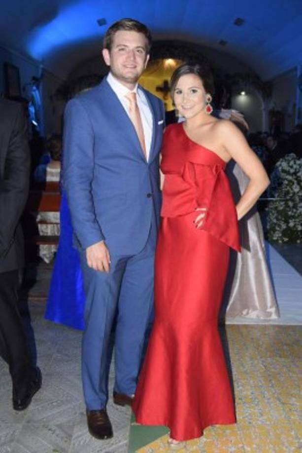 Daniel Benhard y Andrea Chahín.