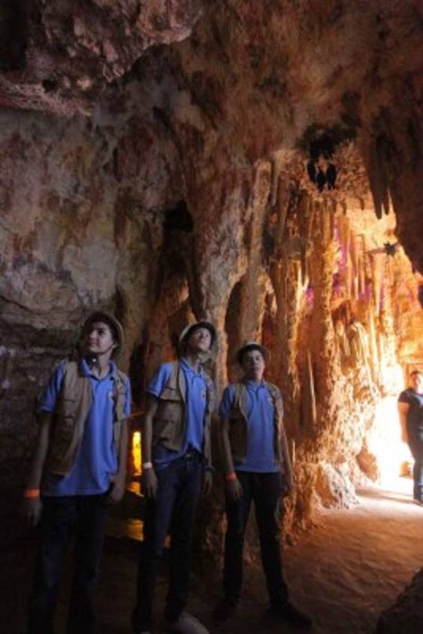 Las réplicas de las cavernas de Taulabé son una de las nuevas atracciones en el museo.
