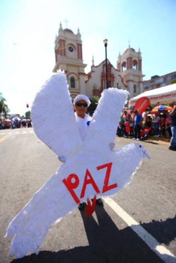 Los sampedranos pidieron paz para la ciudad.