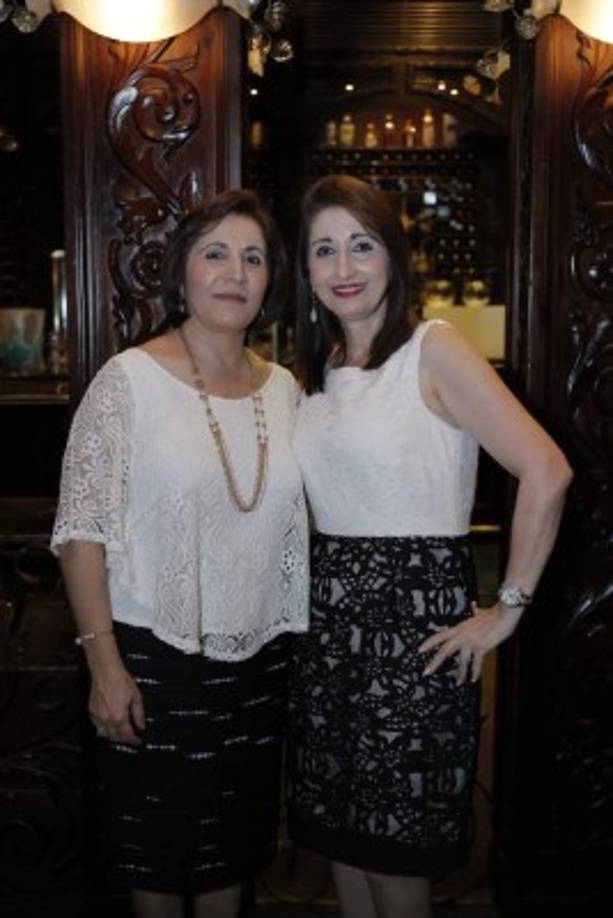 Ibtizam Sikaffy y Neda Canahuati.