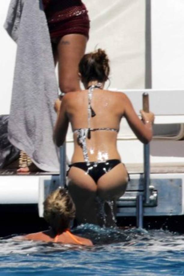 Antonela Roccuzzo fue el foco de atención en las vacaciones de Messi.